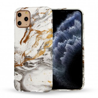 Dėklas Marble Silicone Apple iPhone 12 / 12 Pro telefonui (Design 2)