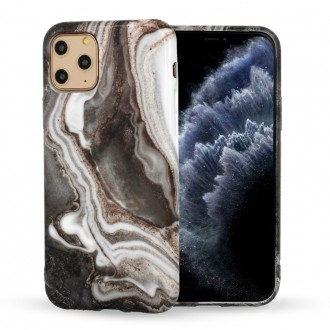 Dėklas Marble Silicone Apple iPhone 12 / 12 Pro telefonui (Design 7)