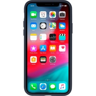 Tamsiai mėlynas dėklas "Mercury Silicone Case" telefonui Apple iPhone 11