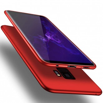 Raudonos spalvos dėklas X-Level Guardian Samsung Galaxy G960 S9 telefonui