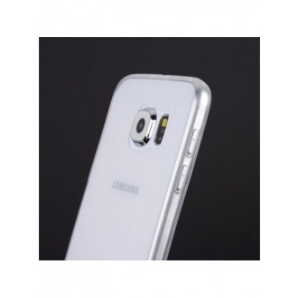 Skaidrus plonas 0,3mm silikoninis dėklas Samsung Galaxy S6 telefonui