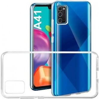 Skaidrus silikoninis dėklas Mercury "Jelly Clear" telefonui Samsung Galaxy A41 