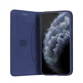 Tamsiai mėlynas atverčiamas dėklas "Smart Senso" telefonui Samsung S21 FE 