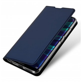 Tamsiai mėlynas atverčiamas dėklas Huawei P Smart Pro 2019 / Y9s telefonui "Dux Ducis Skin"