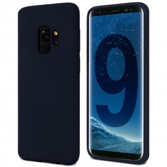 Tamsiai mėlynas silikoninis dėklas Samsung Galaxy G960 S9 telefonui "Spigen TPU Case"