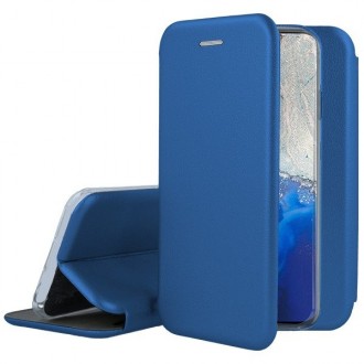 Tamsiai mėlynos spalvos atverčiamas dėklas Samsung Galaxy G981 S20 telefonui "Book elegance"