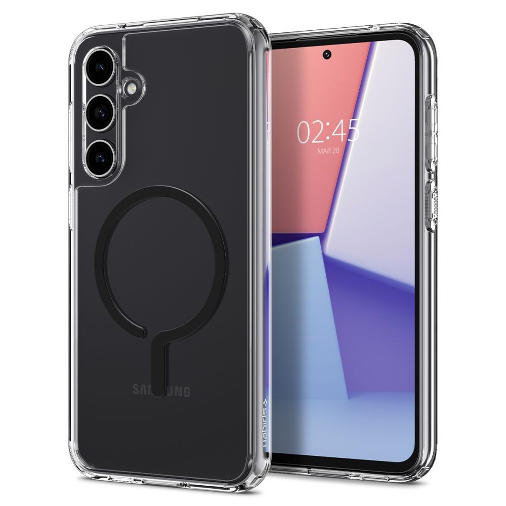 Itin tvirtas skaidrus dėklas "Spigen Ultra Hybrid Onetap Ring Magsafe" telefonui Samsang Galaxy S23 FE