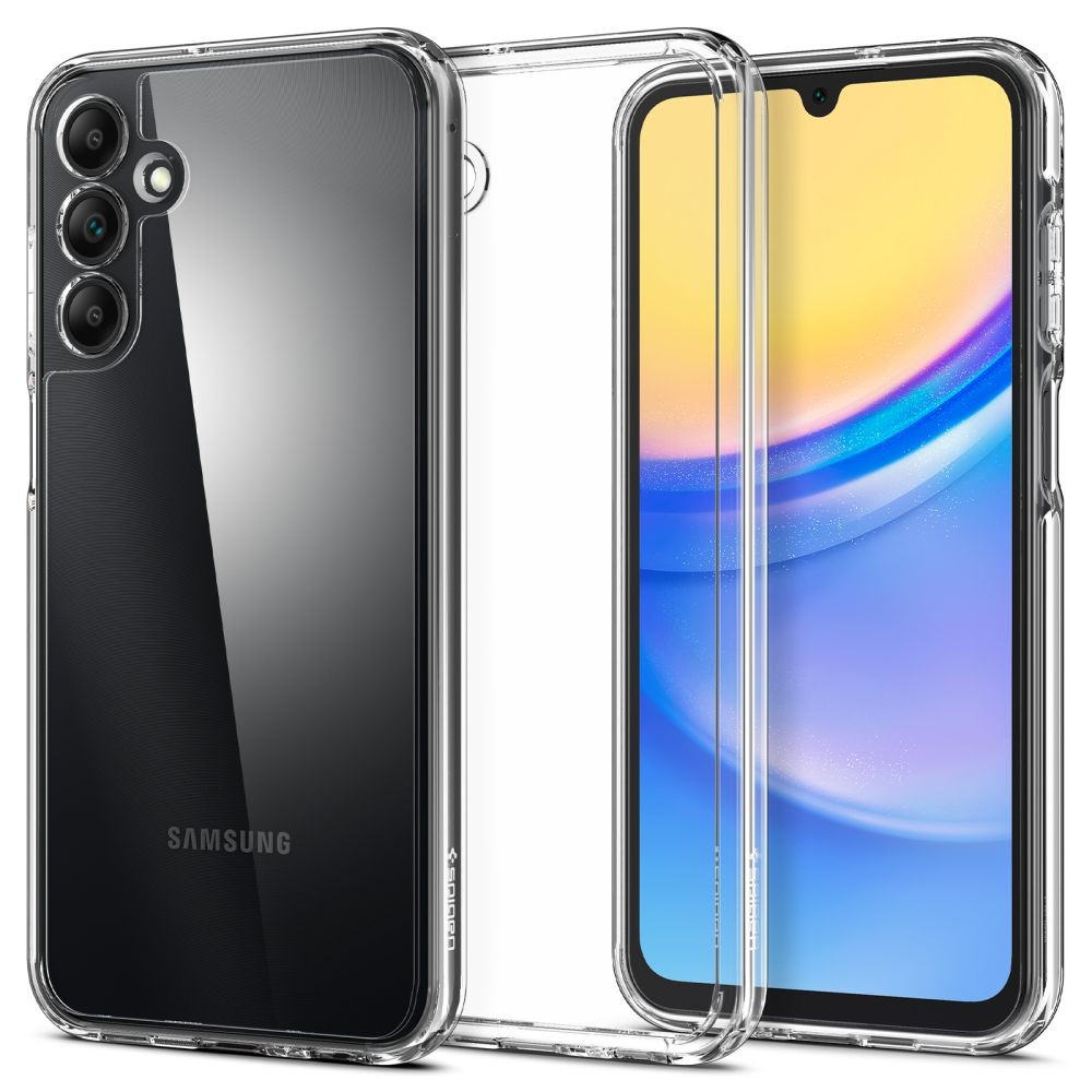 Itin tvirtas skaidrus dėklas "Spigen Ultra Hybrid" telefonui Samsung Galaxy A15 4G / 5G