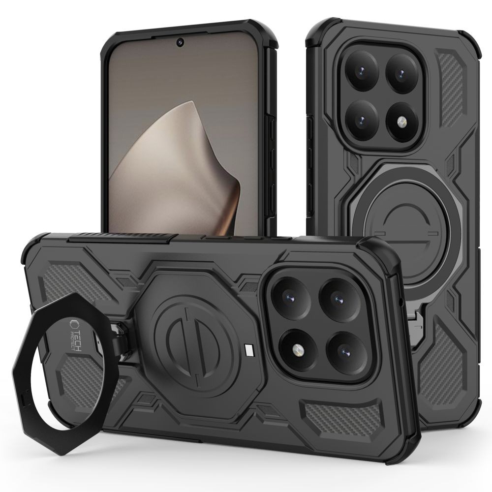 Tvirtas dėklas/stovas "Tech-Protect Tacticstand Magsafe" telefonui Xiaomi 15T 