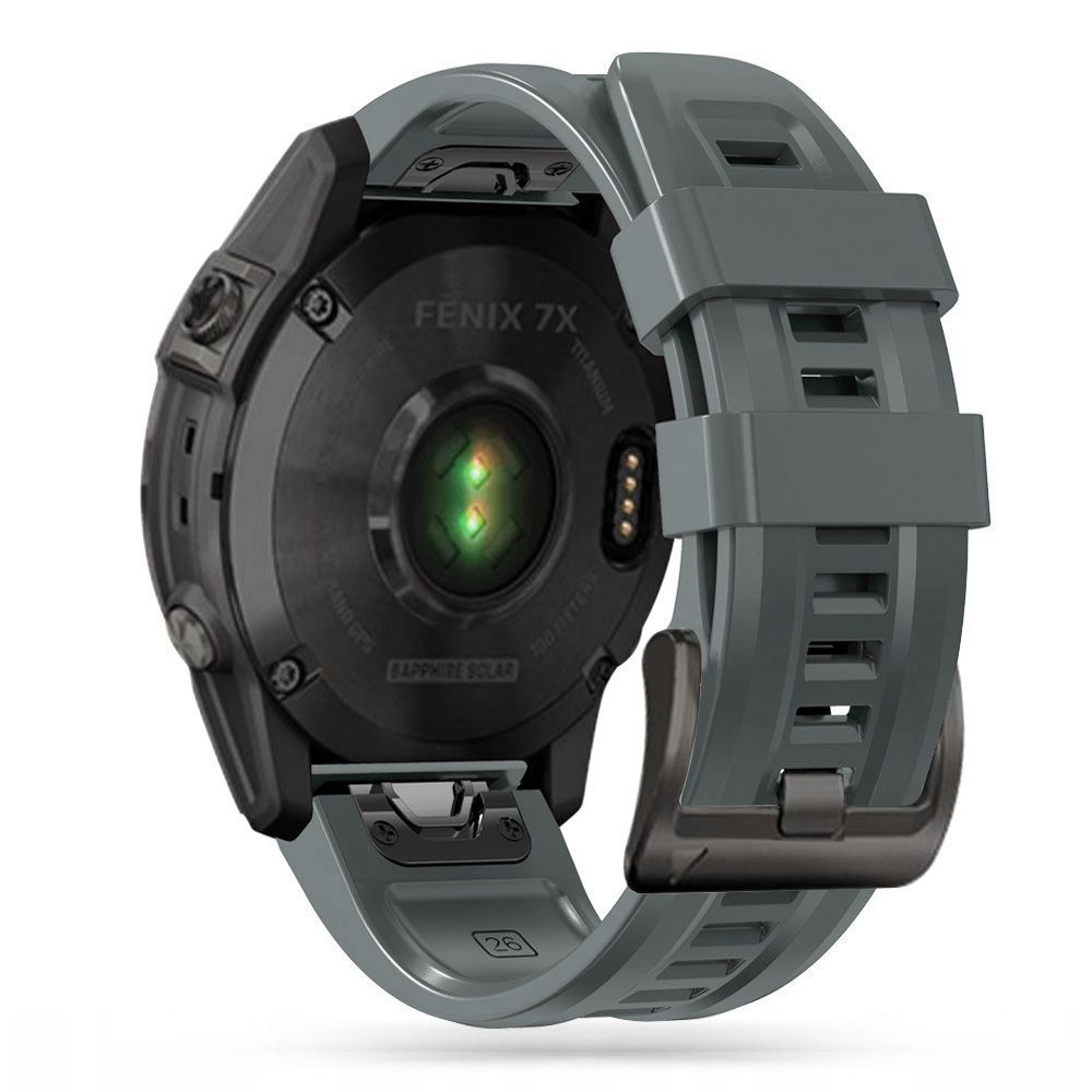 Pilka apyrankė "Tech-Protect Iconband" laikrodžiui GARMIN FENIX 3 / 5X / 3HR / 5X PLUS / 6X / 6X PRO / 7X (26mm)