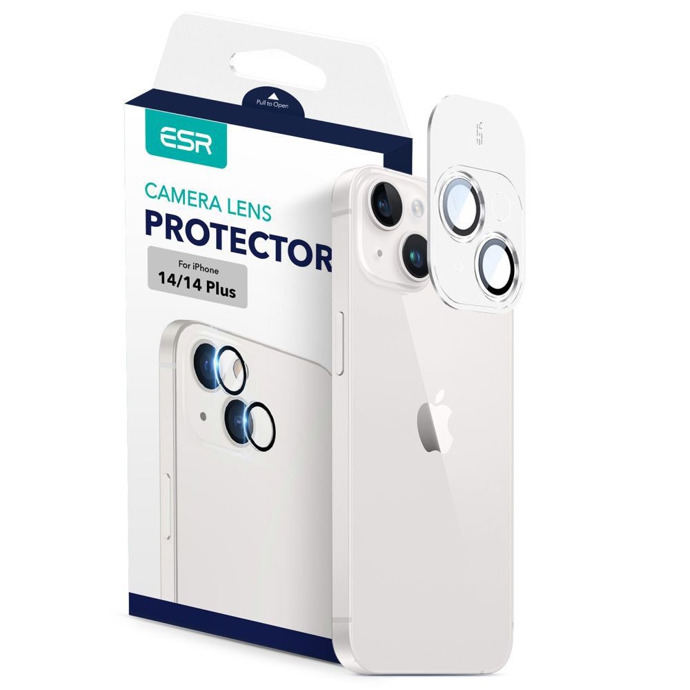 Apsauginis grūdintas stiklas "ESR CAMERA LENS" telefono iPhone 14 / 14 Plus kamerai apsaugoti