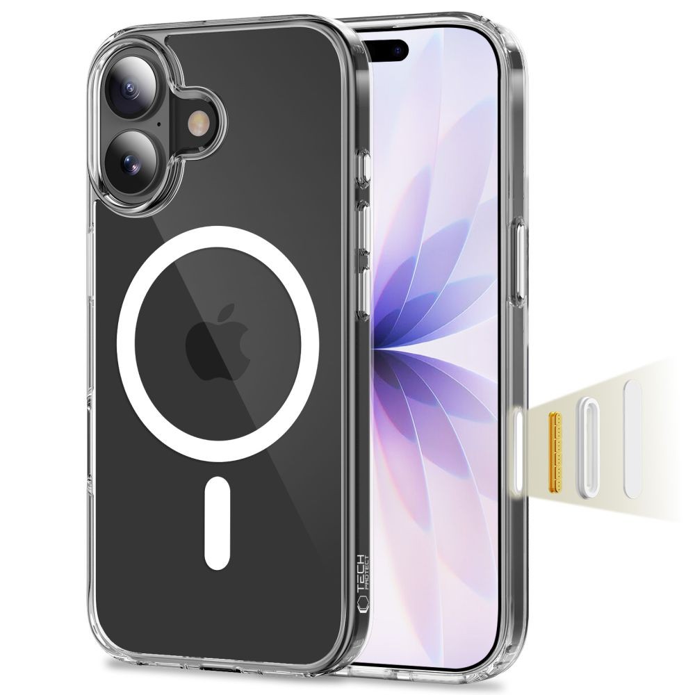 Skaidrus dėklas "Tech-Protect Flexair Hybrid CC Magsafe" telefonui Apple iPhone 17
