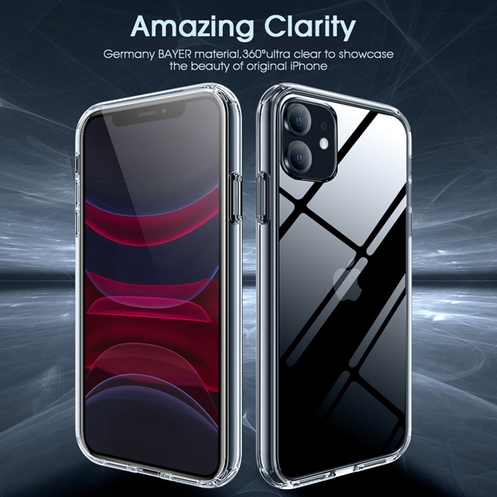 Itin tvirtas, skaidrus Dėklas X-Level Space II telefonui iPhone 14 Plus