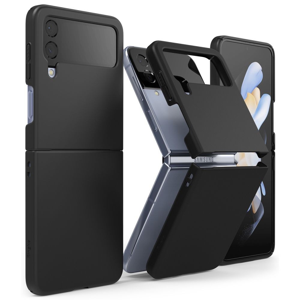Juodas dėklas "Ringke Slim" telefonui Galaxy Z Flip 4
