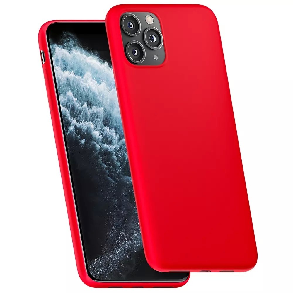 Raudonas dėklas "3mk Matt Case" telefonui Samsung S916 S23 Plus 5G