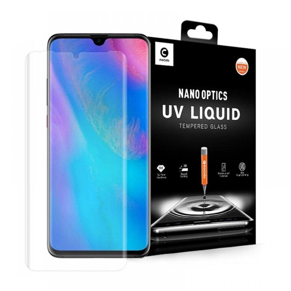Skaidrus apsauginis grūdintas stiklas Mocolo "UV Glass" telefonui Huawei P30 PRO