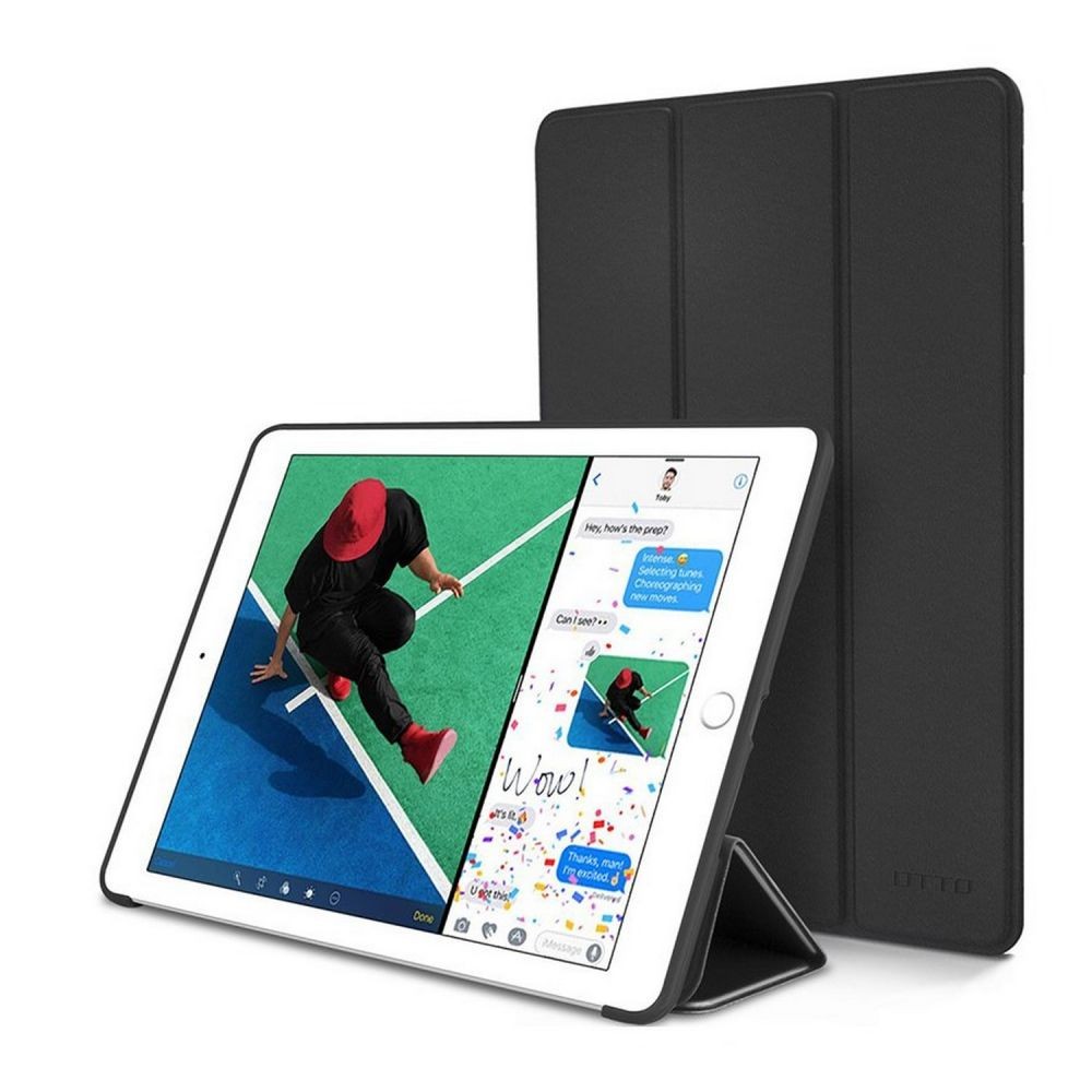 Juodas atverčiamas dėklas Tech-Protect "Smartcase" planšetei Apple IPAD 9.7 2017/2018