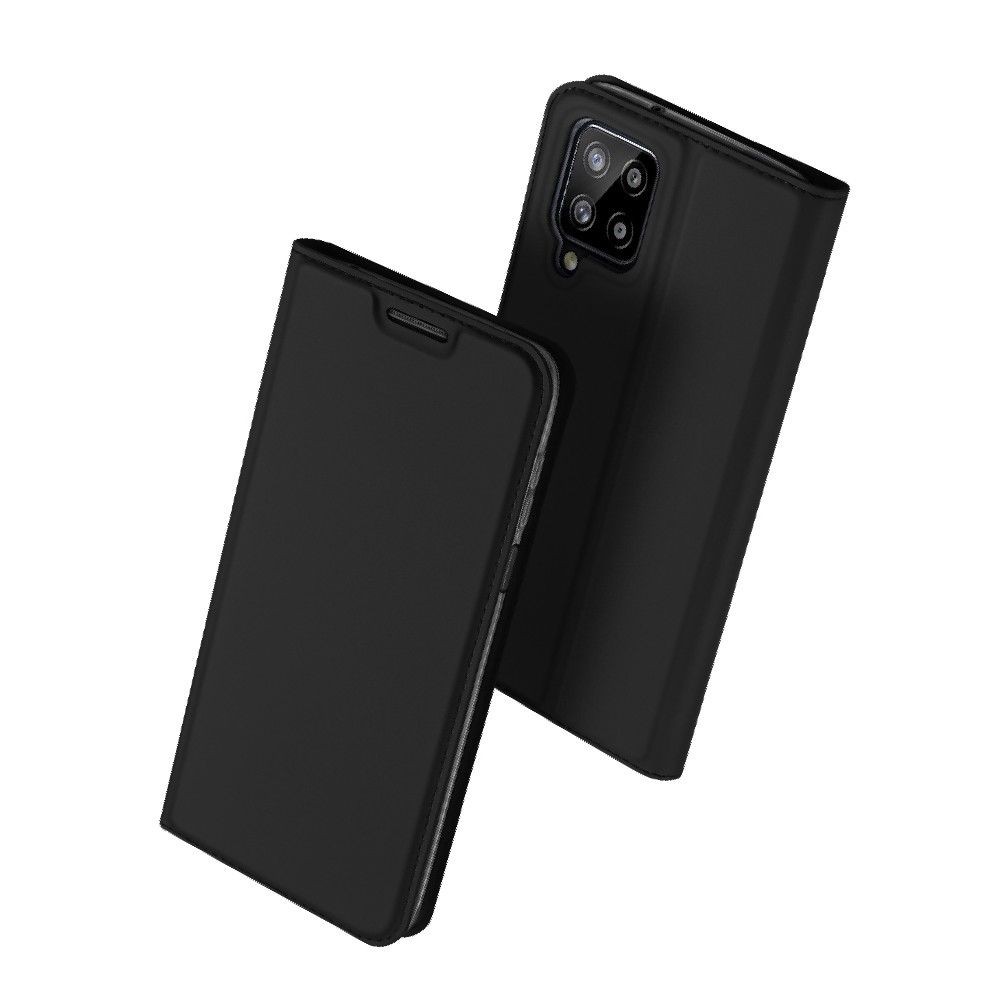 Juodas atverčiamas dėklas Dux Ducis Skin Pro telefonui Samsung A225 A22 4G 