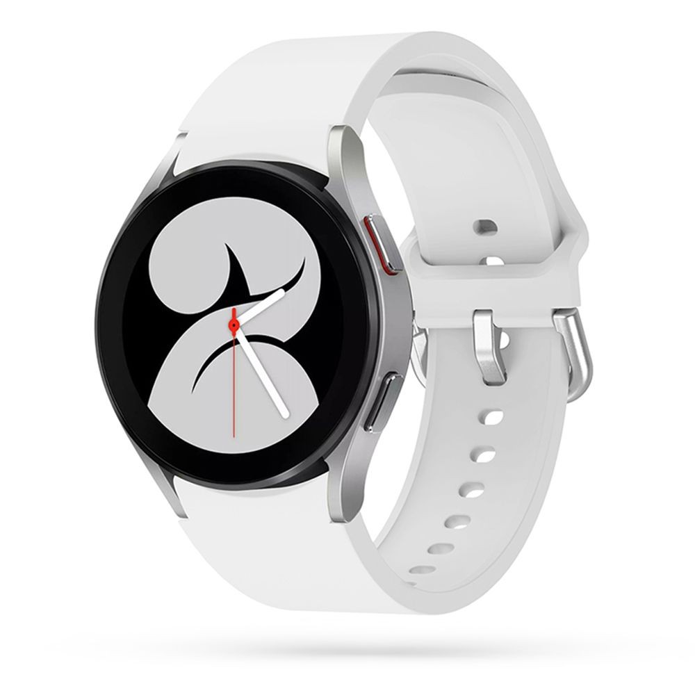 Balta apyrankė Tech-Protect "Iconband" laikrodžiui Samsung Watch 4 / 5 / 5 PRO / 6 (40 / 42 / 44 / 45 / 46 MM)
