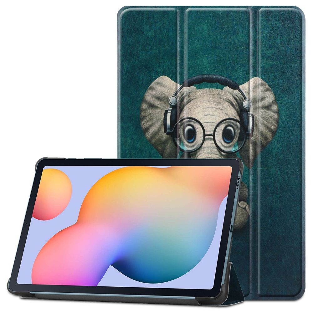Dėklas "Tech-Protect Smartcase Happy Elephant" skirtas Galaxy Tab S6 Lite 10.4 2020 / 2022 