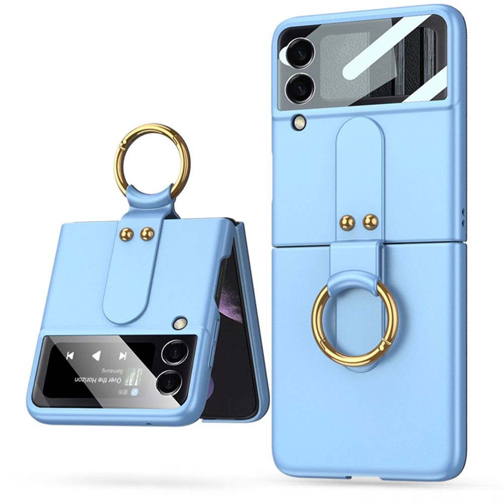 Mėlynas dėklas "Tech-Protect Icon Ring" telefonui Galaxy Z Flip 4 