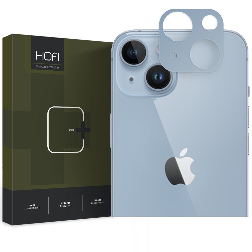 Melsvas apsauginis skydelis kamerai "Hofi Alucam Pro+" telefonui iPhone 14 / 14 Plus