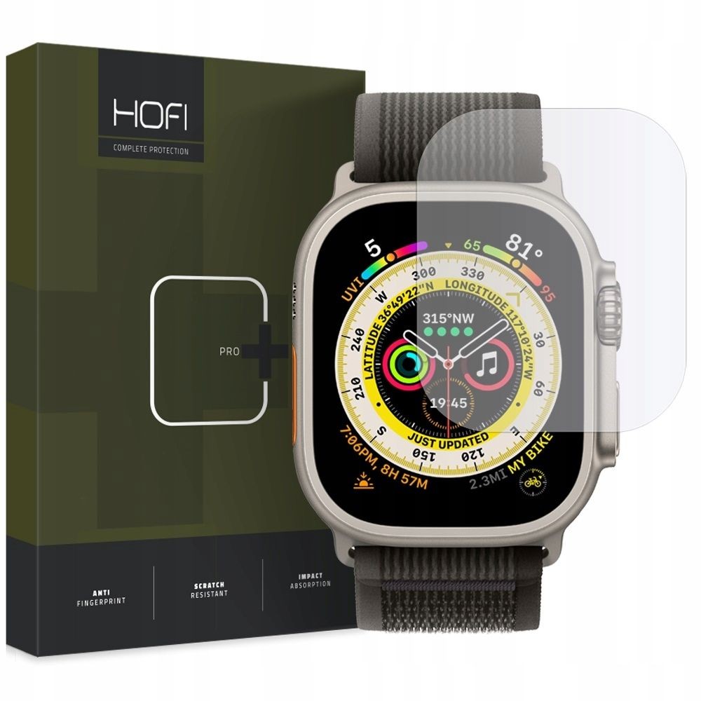 Apsauginis stikliukas "Hofi Glass Pro+" laikrodžiui Apple Watch Ultra 1 / 2 (49 MM)