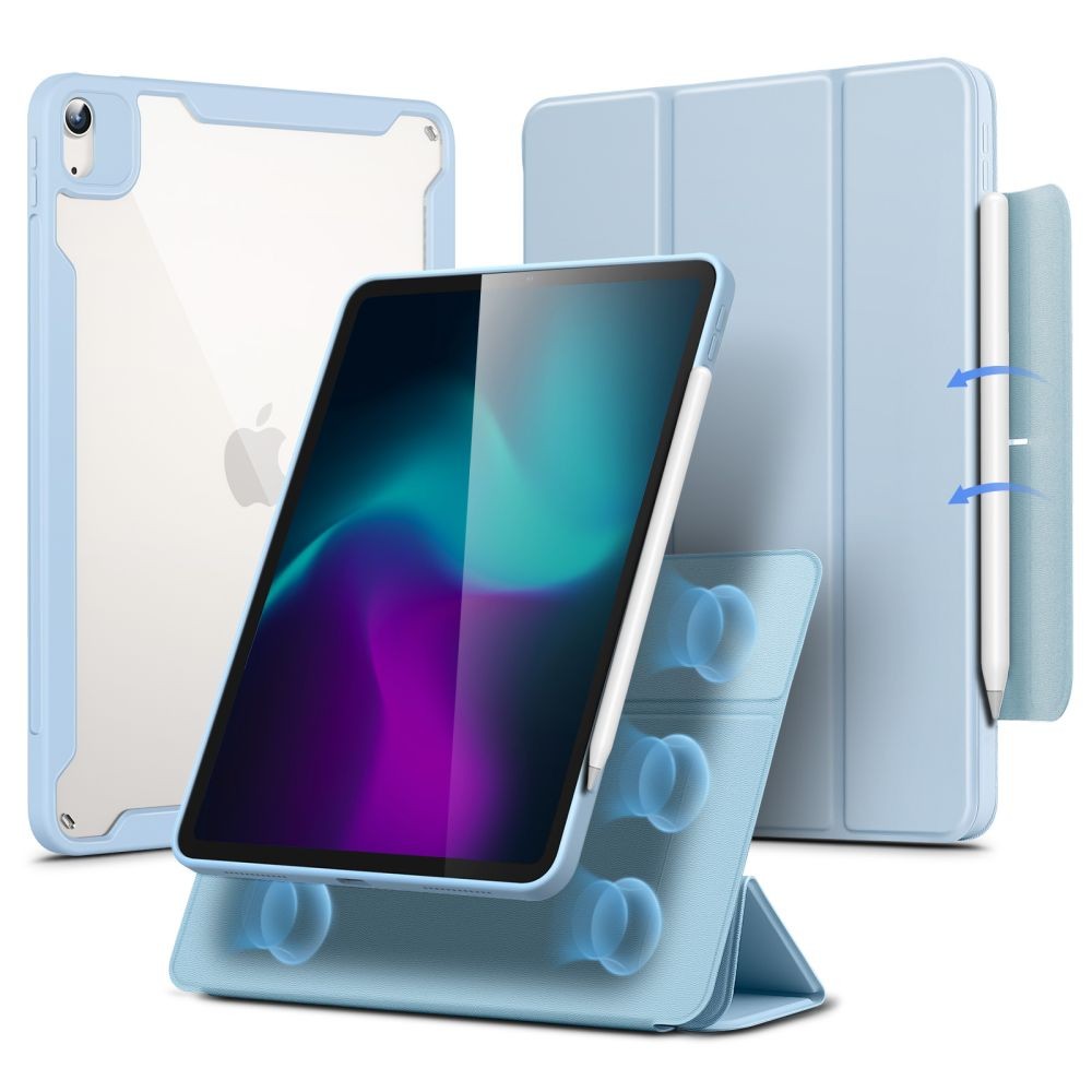 Melsvas atverčiamas dėklas "ESR Rebound Hybrid" skirtas iPad Air 10.9 4 / 5 / 2020-2022 / 11 6 / 2024 