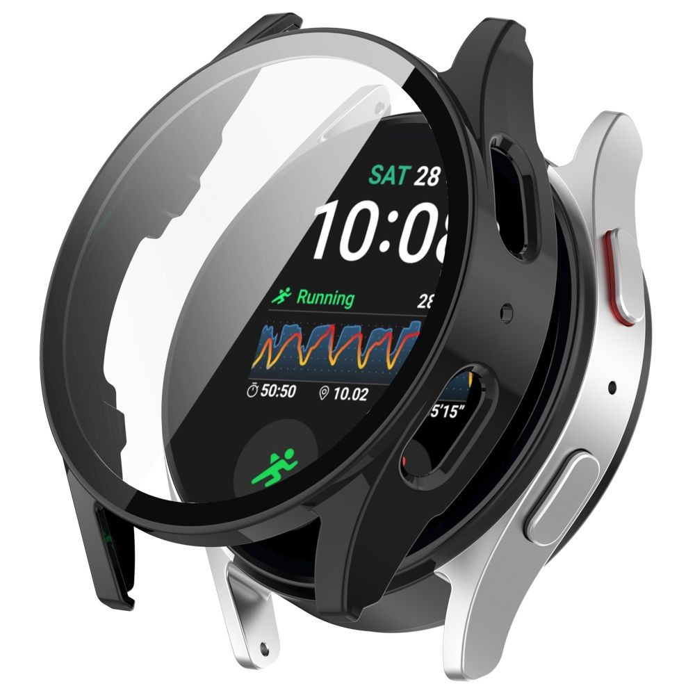Juodas dėklas "Tech-Protect Defense360" laikrodžiui Galaxy Watch 4 / 5 / FE (40MM)