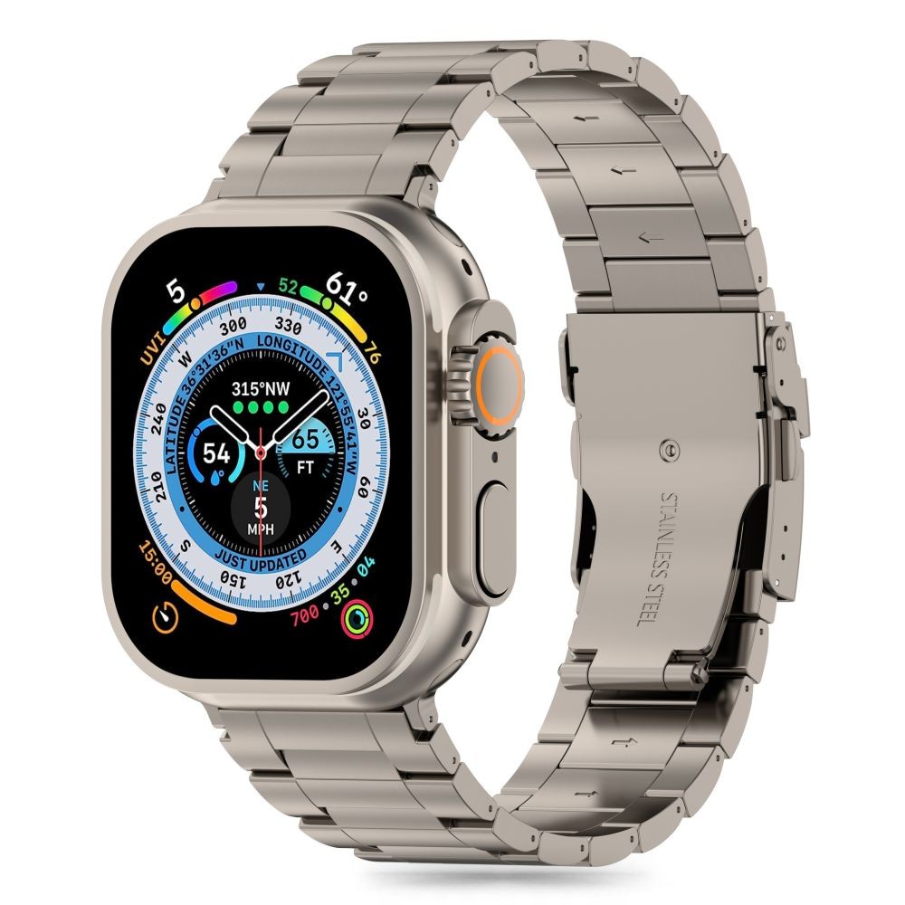 Titano spalvos apyrankė "Tech-Protect Stainless Pro" laikrodžiui  Apple Watch 4 / 5 / 6 / 7 / 8 / 9 / SE / Ultra 1 / 2 (42 / 44 / 45 / 49 MM)