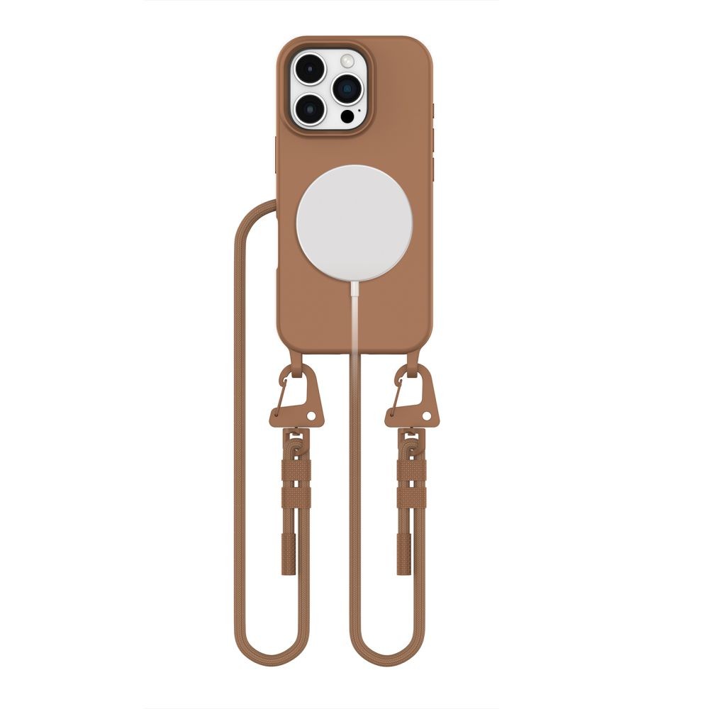Rudas dėklas su dirželiu "Tech-Protect MagNecklace MagSafe" telefonui Apple iPhone 16 Pro Max