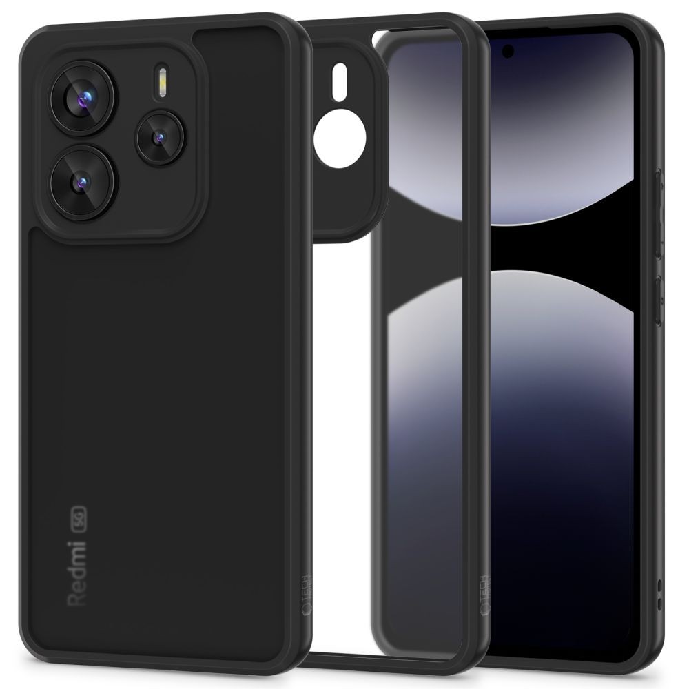Skaidrus/matinis dėklas "Tech-Protect Magmat" telefonui Xiaomi Redmi Note 14 5G