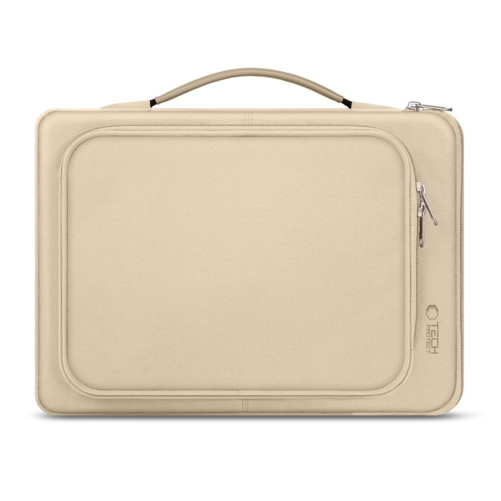 Smėlio spalvos nešiojamo kompiuterio krepšys "Tech-Protect Basic Bag Laptop 13-14"