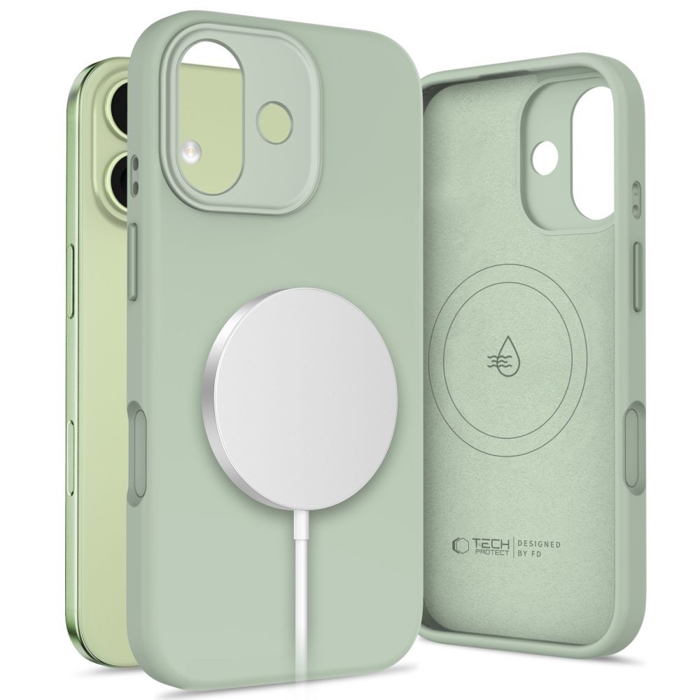 Šalavijų spalvos dėklas "Tech-Protect Uniq Magsafe" telefonui Apple iPhone 17 