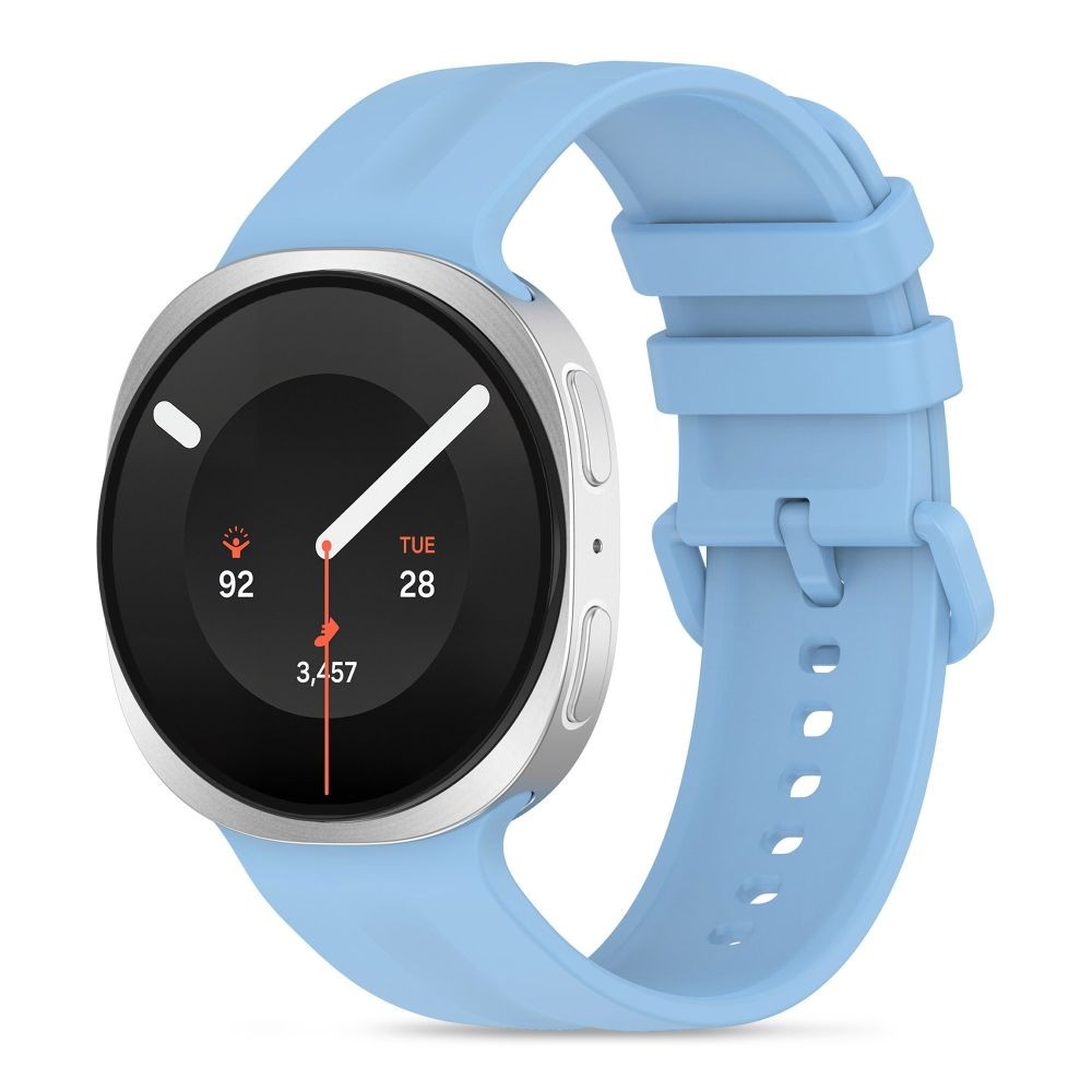 Šviesiai mėlyna apyrankė Tech-Protect Silicone Evo laikrodžiui Samsung Galaxy Watch 8 / 9 / CLASSIC (40 / 44 / 46 MM)