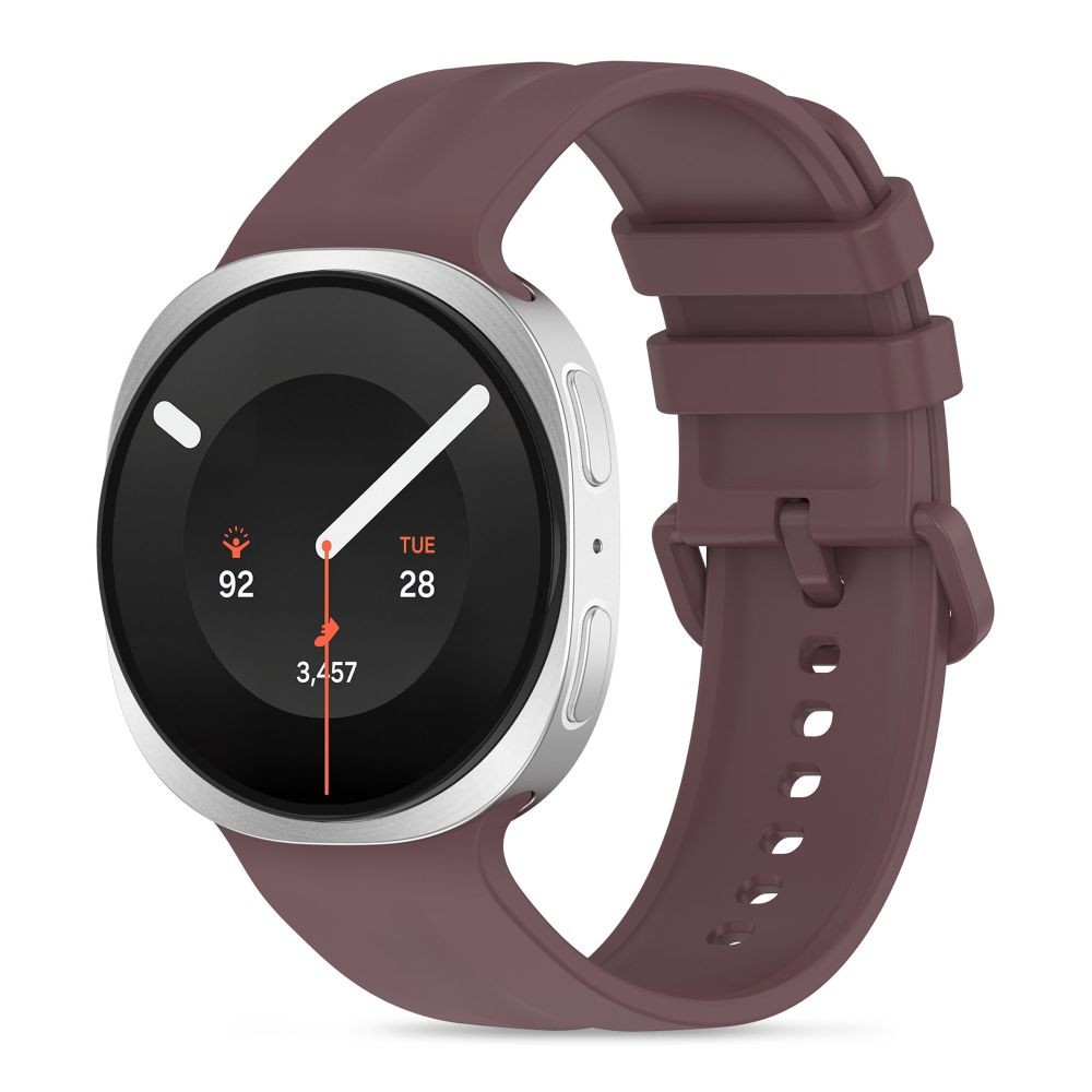 Slyvų spalvos apyrankė Tech-Protect Silicone Evo laikrodžiui Samsung Galaxy Watch 8 / 9 / CLASSIC (40 / 44 / 46 MM)