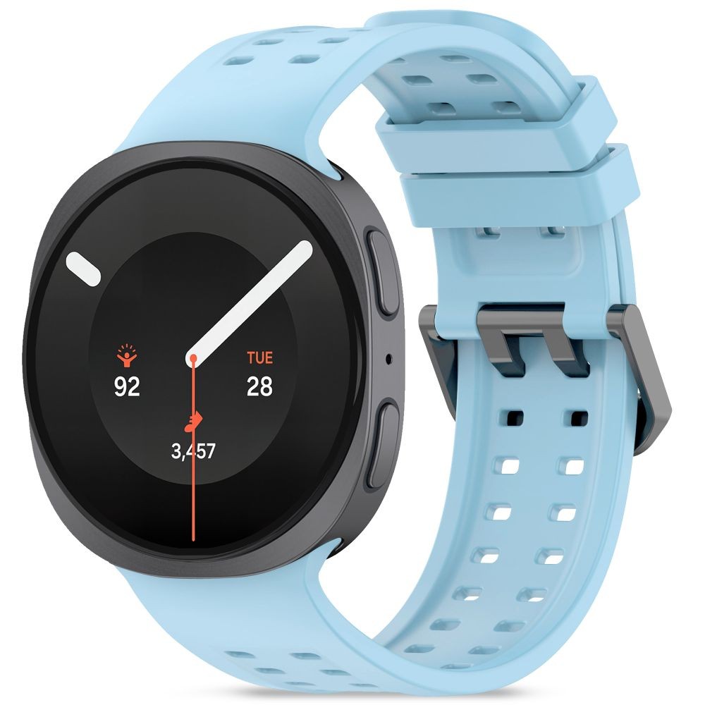 Šviesiai mėlyna apyrankė Tech-Protect Silicone Air laikrodžiui Samsung Galaxy Watch 8 / 9 / CLASSIC (40 / 44 / 46 MM)