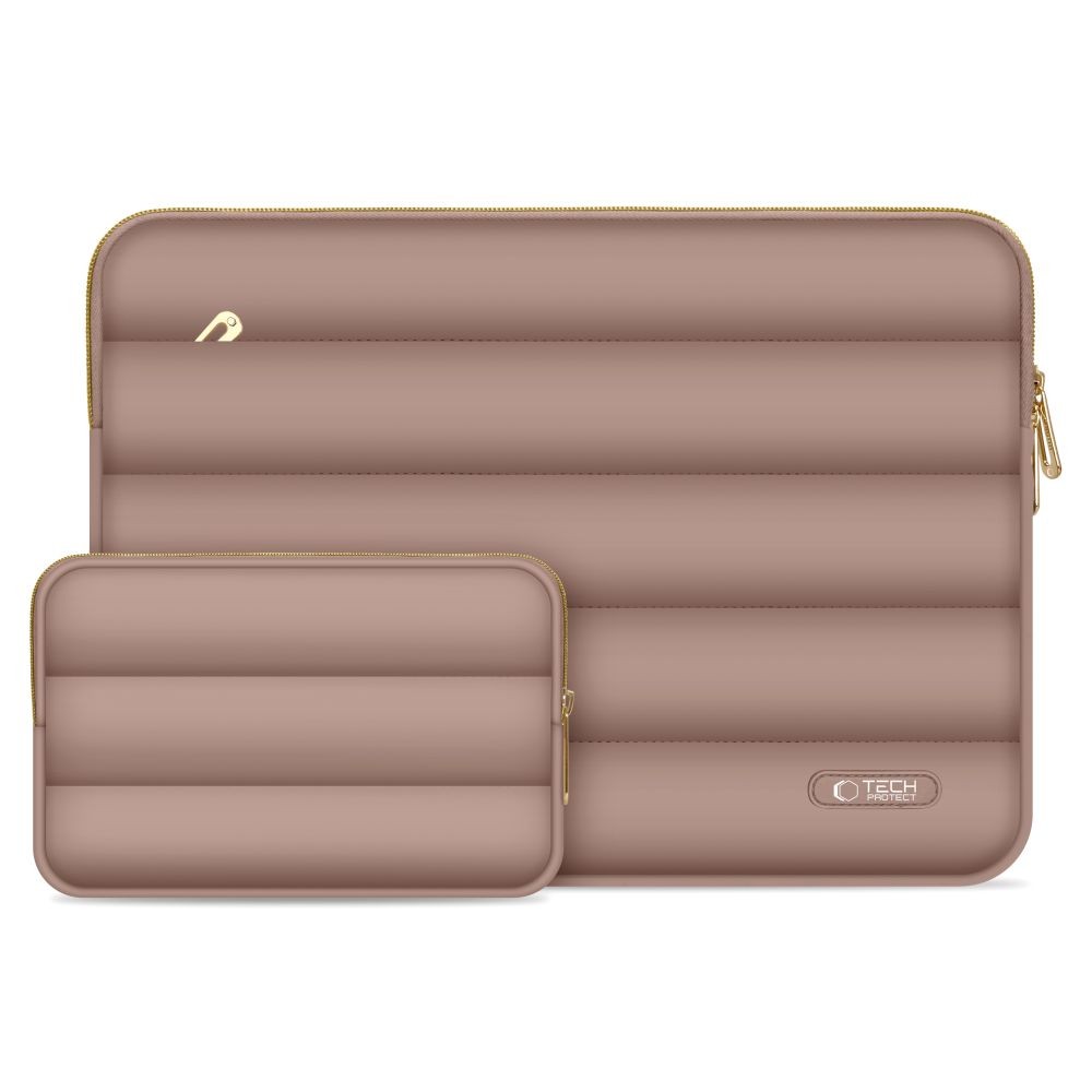Nešiojamo kompiuterio dėklas Tech-Protect Puffy Laptop 13-14 WALNUT
