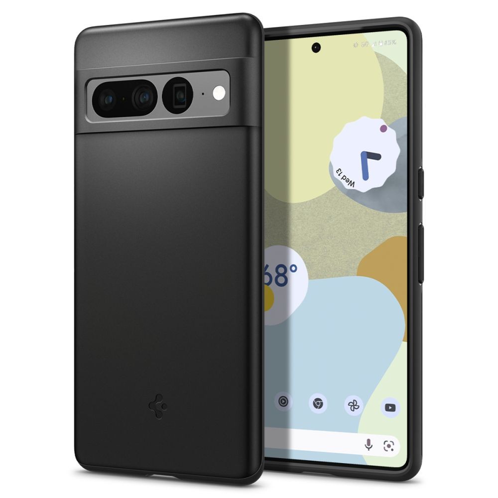 Juodas dėklas "Spigen Thin Fit" telefonui Google Pixel 7 Pro