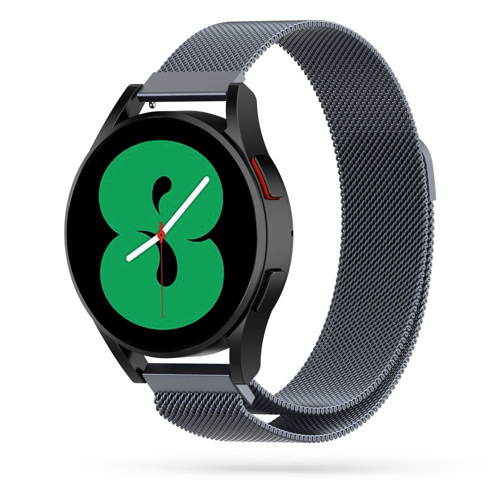 Pilka apyrankė laikrodžiui Galaxy Watch 4 / 5 / 5 PRO 6 (40 / 42 / 44 / 45 / 46 MM) "Tech-Protect Milaneseband"