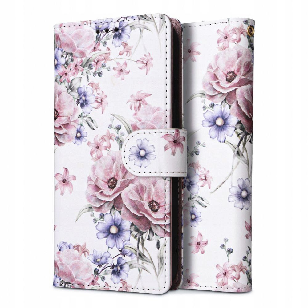 Gėlėtas atverčiamas dėklas "Tech-Protect Wallet Blossom Flower" telefonui Samsung Galaxy A15 4G / 5G
