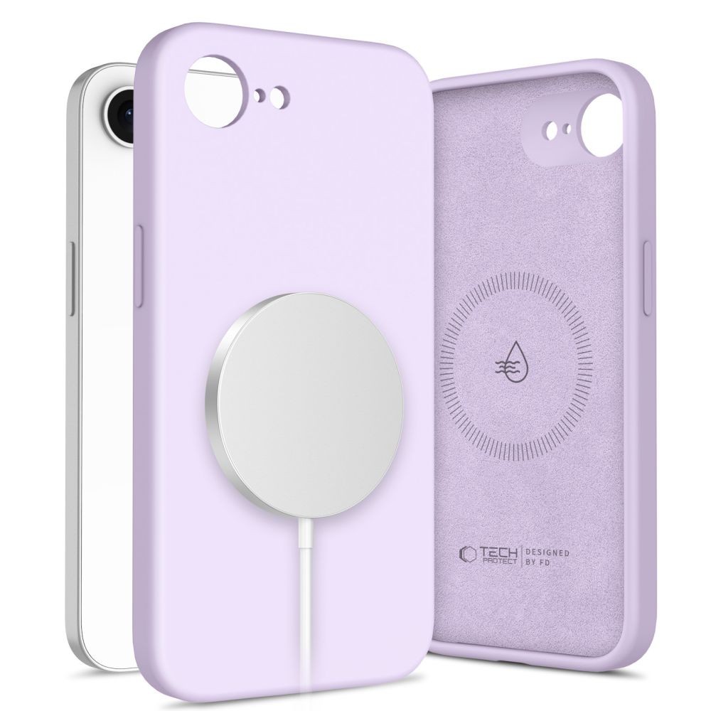 Alyvinis dėklas "Tech-Protect Liquid Silicone Magsafe" telefonui Apple iPhone 16E