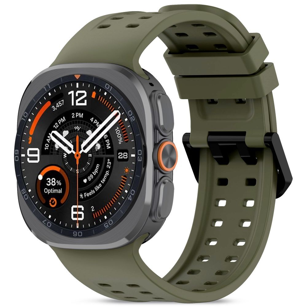Žalia apyrankė Tech-Protect Silicone Air laikrodžiui Samsung Galaxy Watch ULTRA 1 / 2 2024-2026 (47 MM)