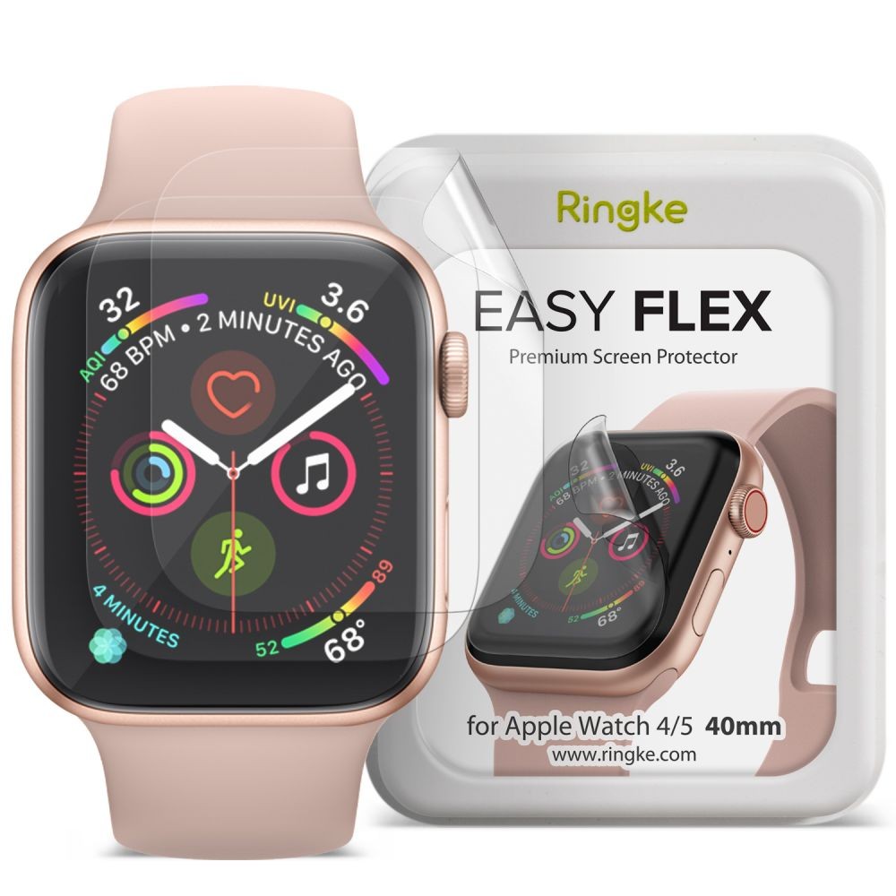 Lanksti ekrano plėvelė "RINGKE EASY FLEX" laikrodžiui Apple Watch 4 / 5 / 6 / 7 / SE (40 / 41 MM) 