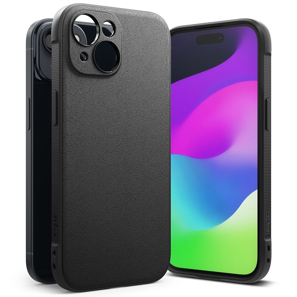Juodas dėklas "Ringke Onyx" telefonui iPhone 15