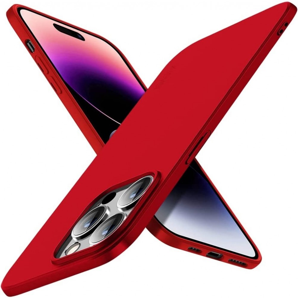 Raudonos spalvos dėklas X-Level Guardian telefonui iPhone 15 Pro Max