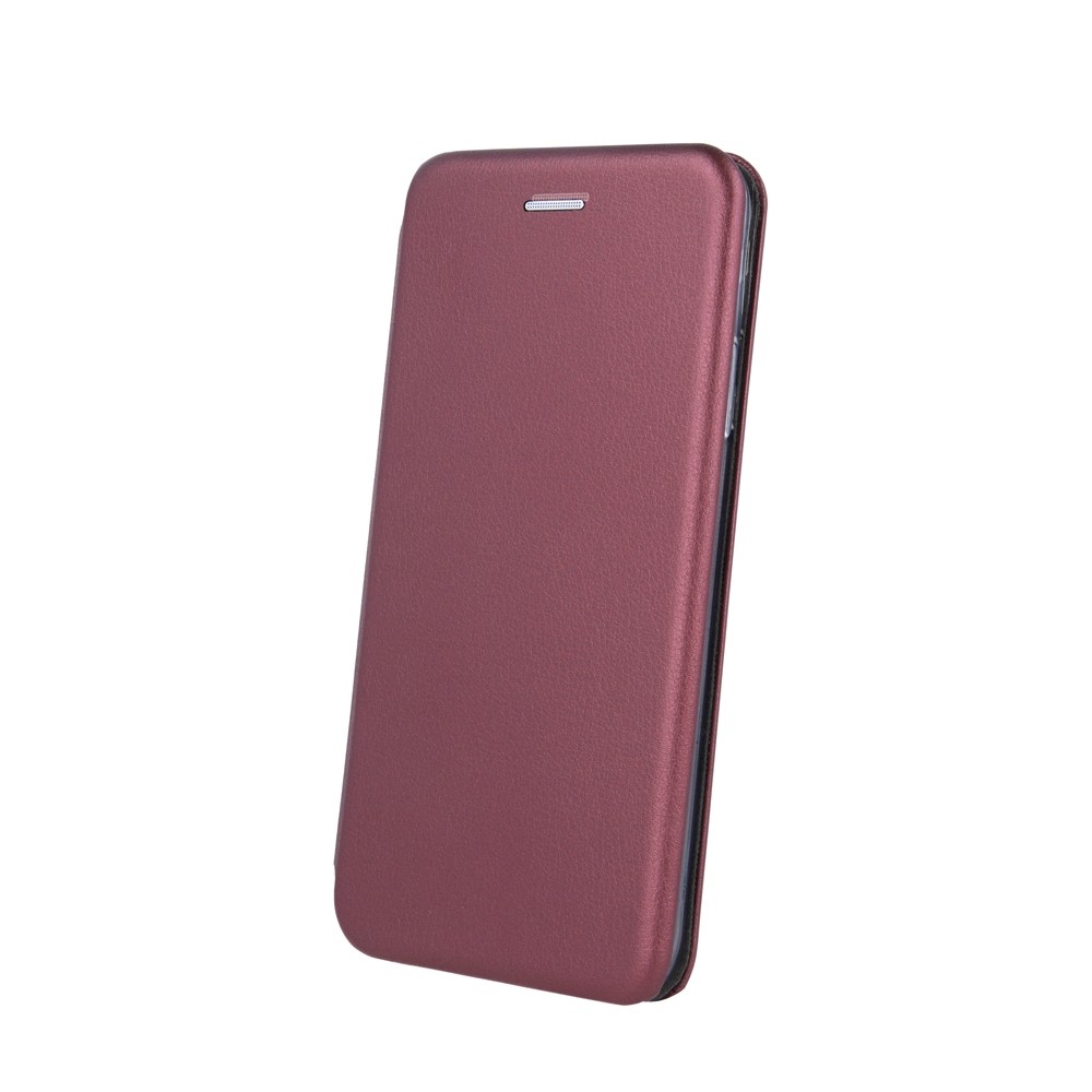 Bordo spalvos atverčiamas dėklas "Book elegance" telefonui Samsung G973 S10