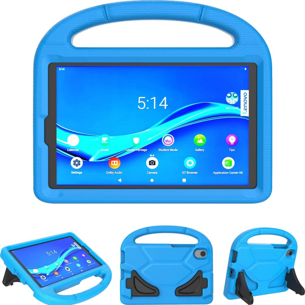 Ypač tvirtas, mėlynas dėklas sukurtas vaikams "Shockproof Kids" planšetei Huawei MatePad T10 9.7