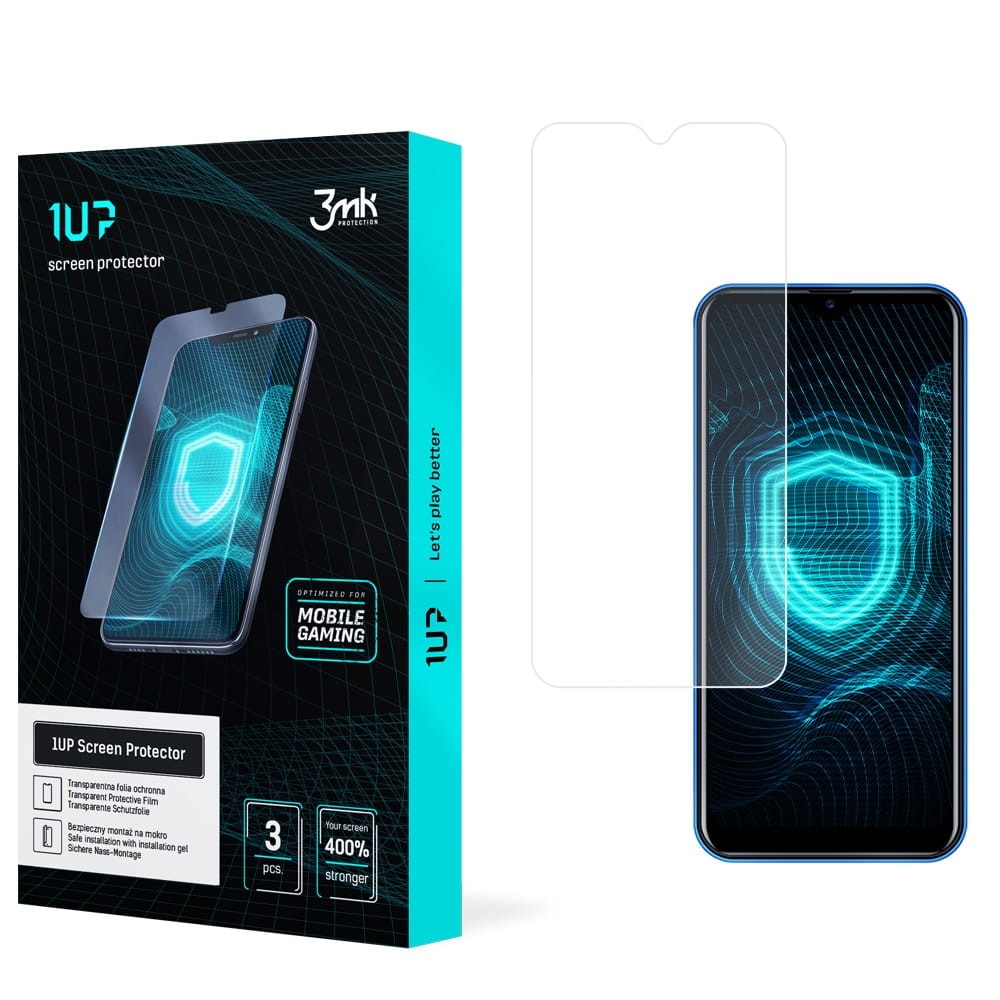 LCD apsauginis stikliukas juodais krašteliais "3MK 1UP" telefonui Samsung Galaxy S21 Plus 5G (3 vnt.)