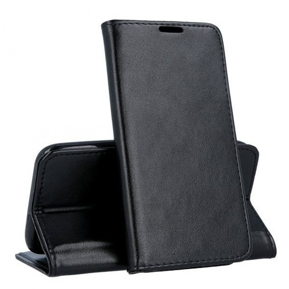 Juodas atverčiamas dėklas "Smart Magnetic" telefonui Samsung A22 4G